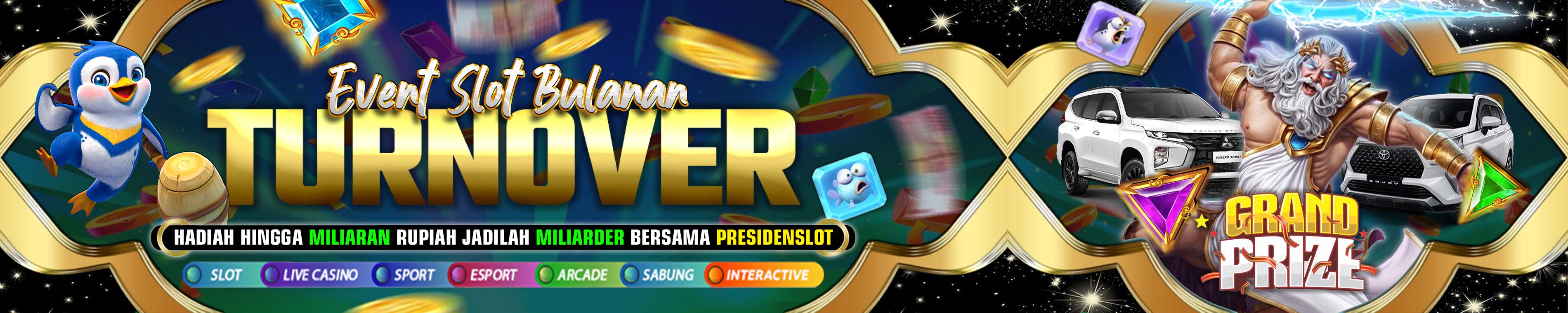 EVENT TURNOVER & PEMENANG HADIAH TURNOVER 2026 WEBSITE PRESIDENSLOT